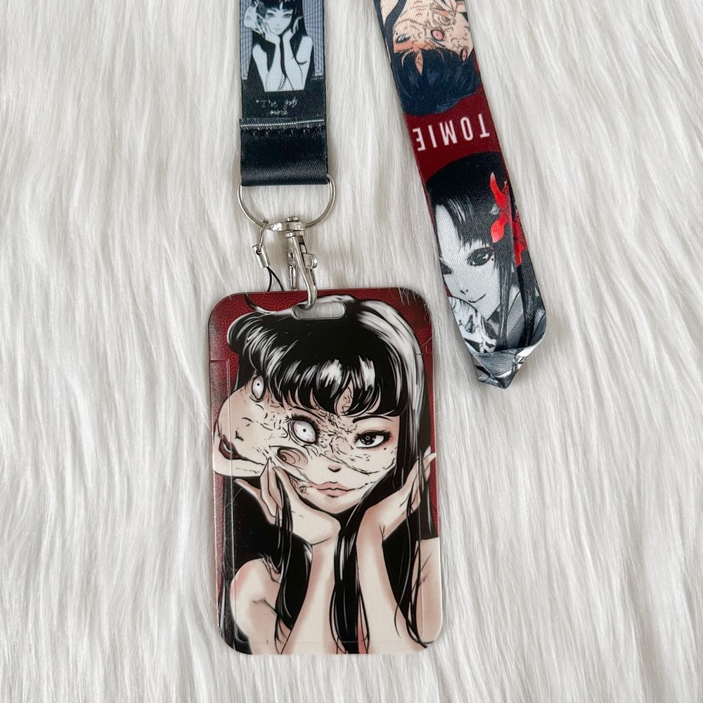 Tomie Junji Ito lanyard with Id/ card holder - Picture 2 of 4